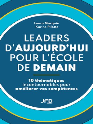 cover image of Leaders d'aujourd'hui pour l'école de demain